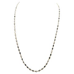 Blue Sapphire Necklace Set in 18 Karat Gold Settings