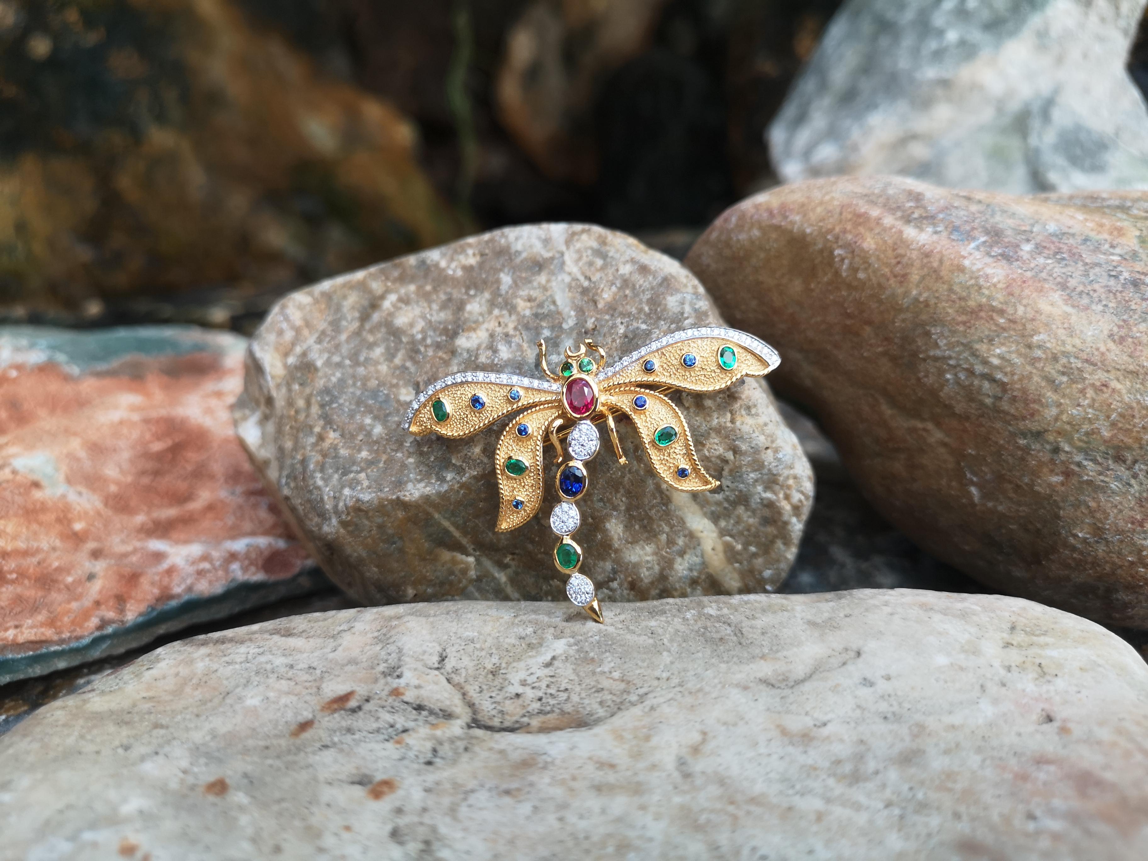 thai dragonfly brooch