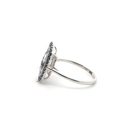 Fashionable Blue Sapphire Statement Ring For Her