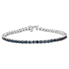 Bracciali tennis con zaffiro