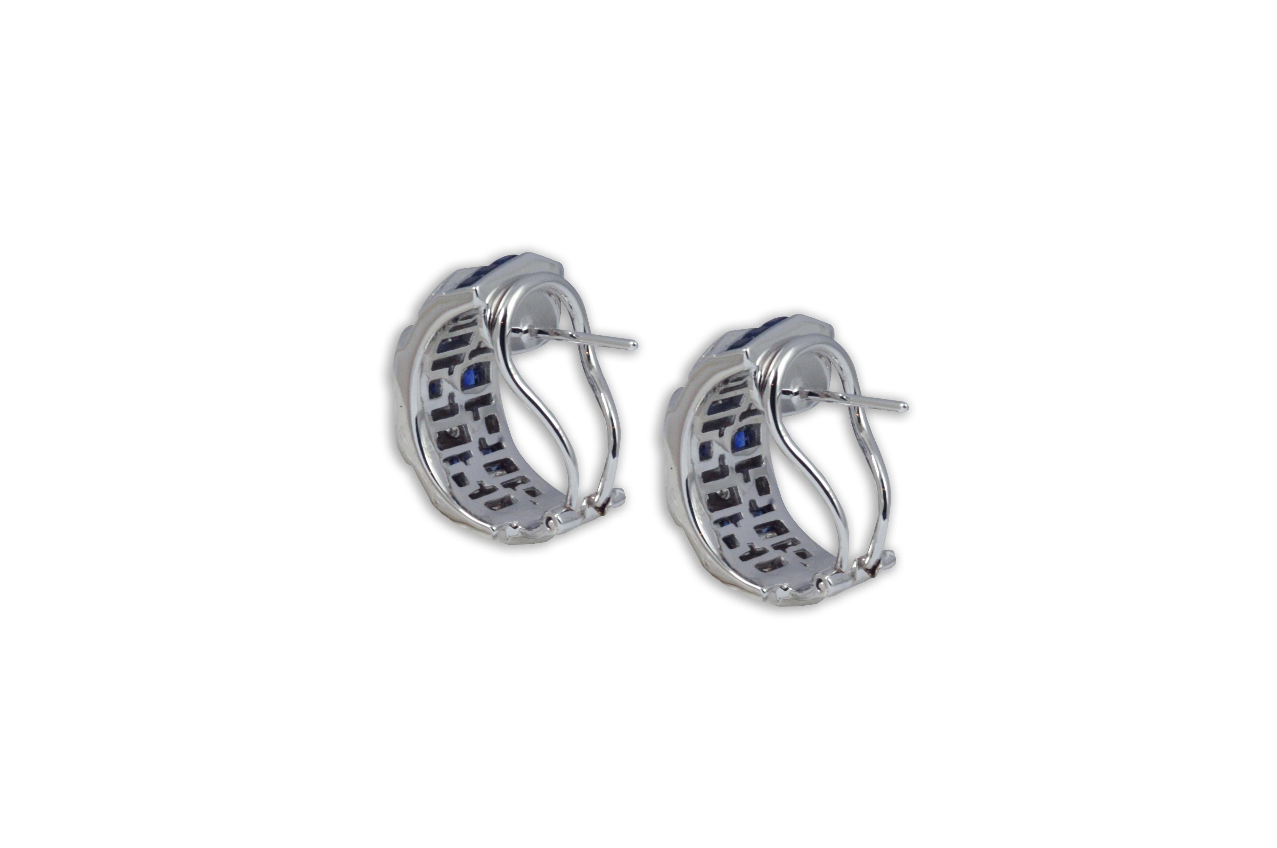 white gold earrings