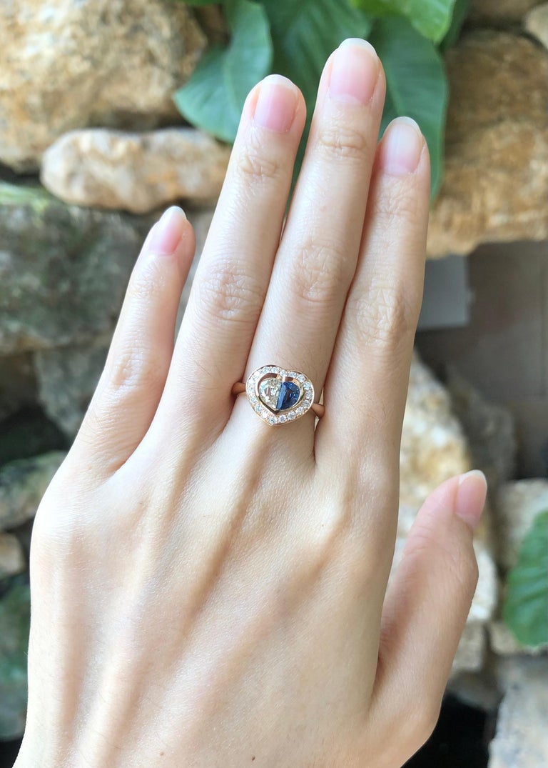 Heart Shaped Blue Heart Ring Pandora Elevated Heart Sapphire