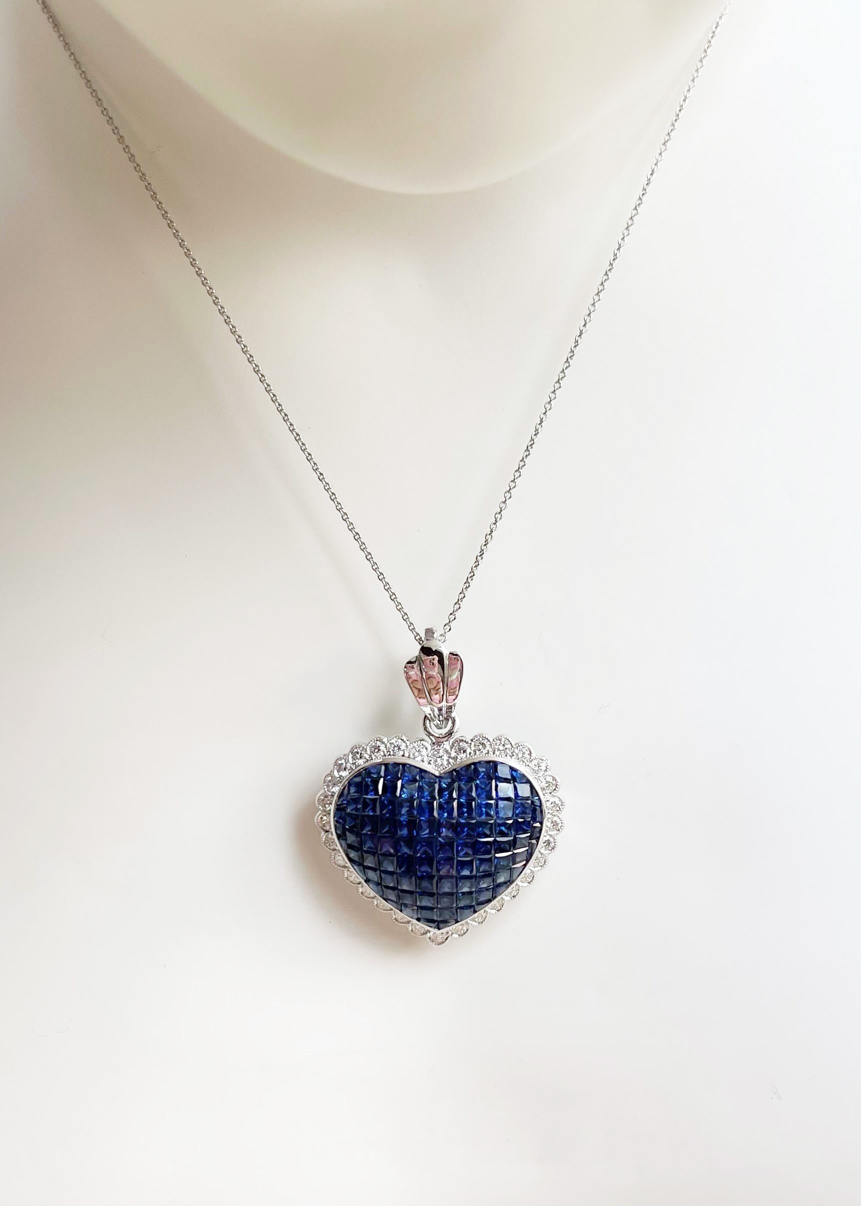 Zafiro Azul de 6,20 quilates con Diamante de 0,94 quilates Colgante/Broche engastado en Oro Blanco de 18 quilates
(cadena no incluida)

Anchura: 3,0 cm 
Longitud: 3.7 cm
Peso total: 13,97 gramos

