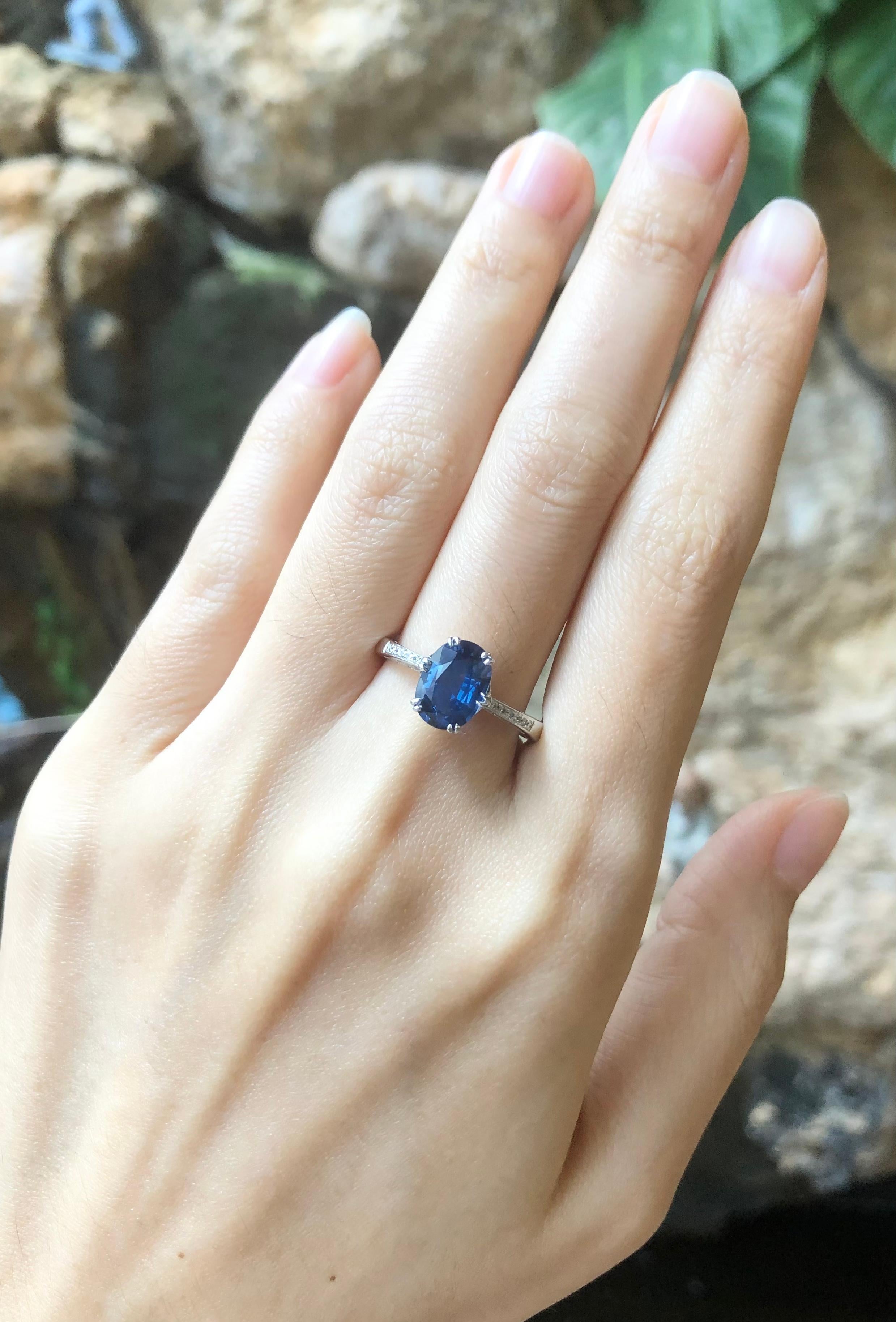 blue ruby engagement rings