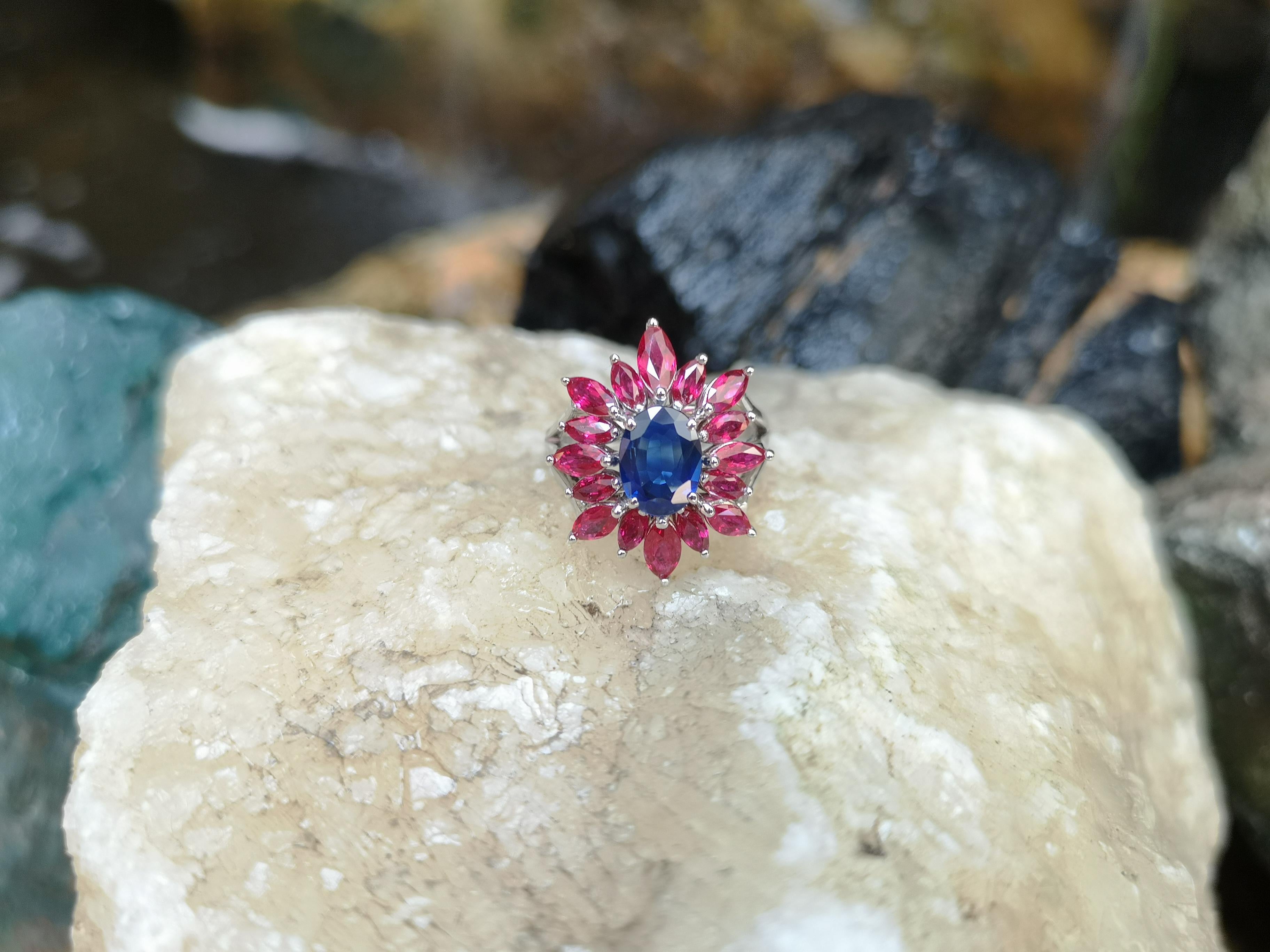 sapphire and ruby ring