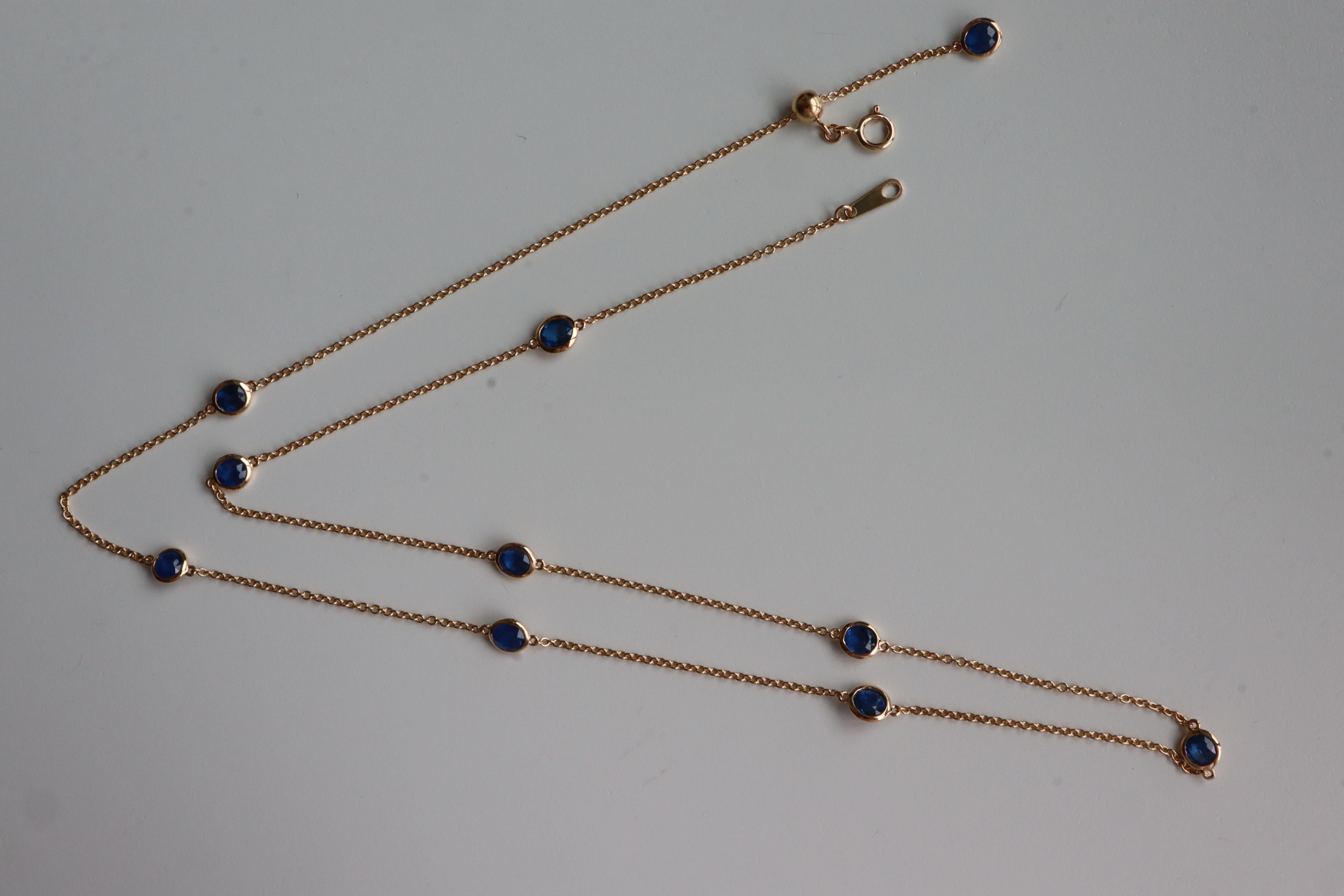 Kindly note that the stated price for this item is fixed and non-negotiable.
We appreciate your understanding and respect for our pricing decision.

This necklace is the third iteration in our series, featuring ten natural Burmese sapphires in