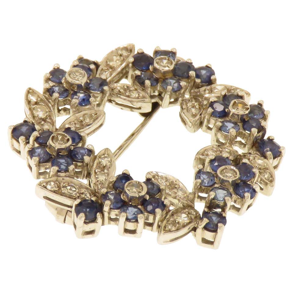 Baroque Freshwater Pearl and Diamond Rabbit Pin Brooch Set in 18 Karat ...