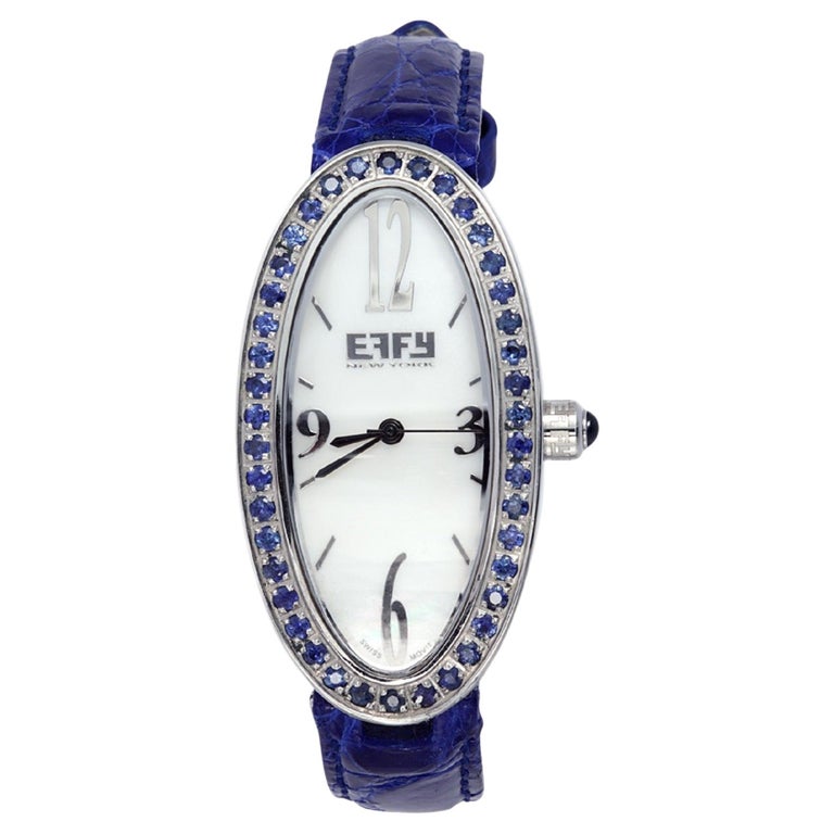 Blue Sapphire Diamond 1.90 Tcw Unisex Luxury Watch Effy | Accessories | Blue Sapphire Diamond 593 Tcw Unisex  main image 3
