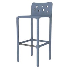 Blue Sculpted Contemporary Chair by Faina