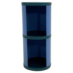 Modèle d'étagère bleu Incubo Tondo de Rodolfo Bonetto pour Artemide, 1970