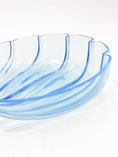 Blue Shell Pocket Tray in Murano Glass by Carlo Moretti from the 1960s