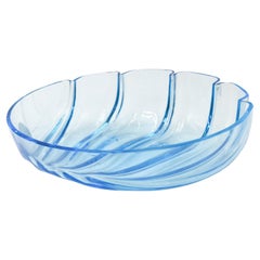 Blue Shell Pocket Tray in Murano Glass by Carlo Moretti from the 1960s