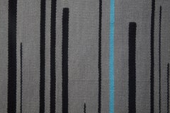 Blue Shift, Kilim Tapestry or Rug, Handmade Brooklyn, NY USA