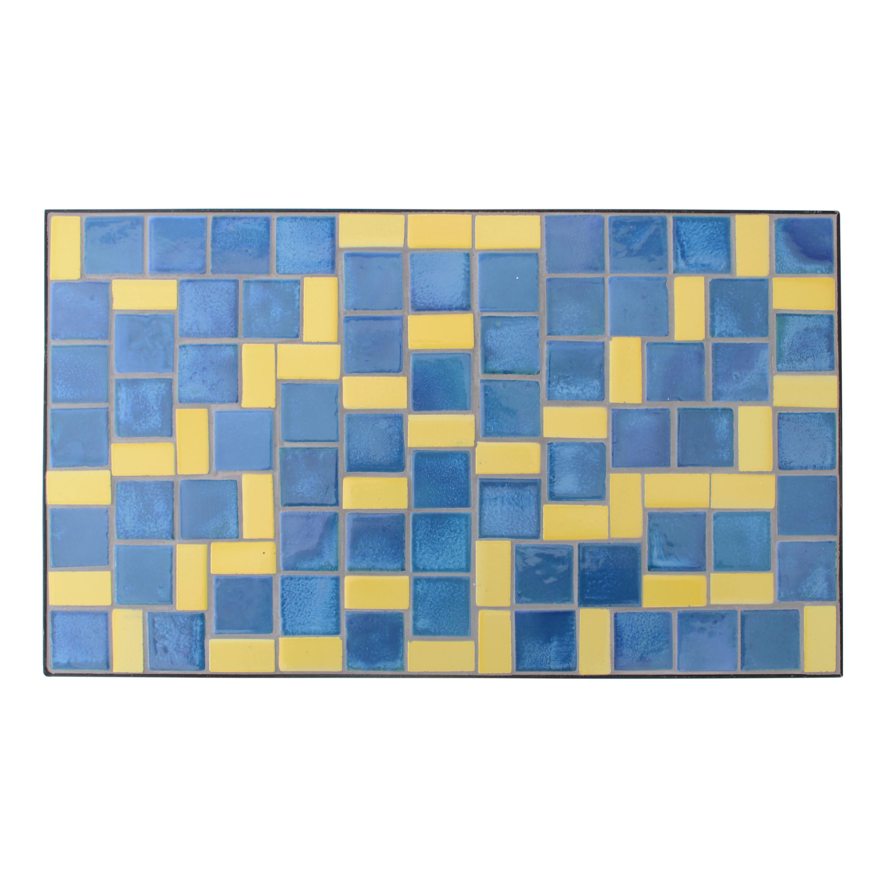 Espagnol Table d'appoint bleue 