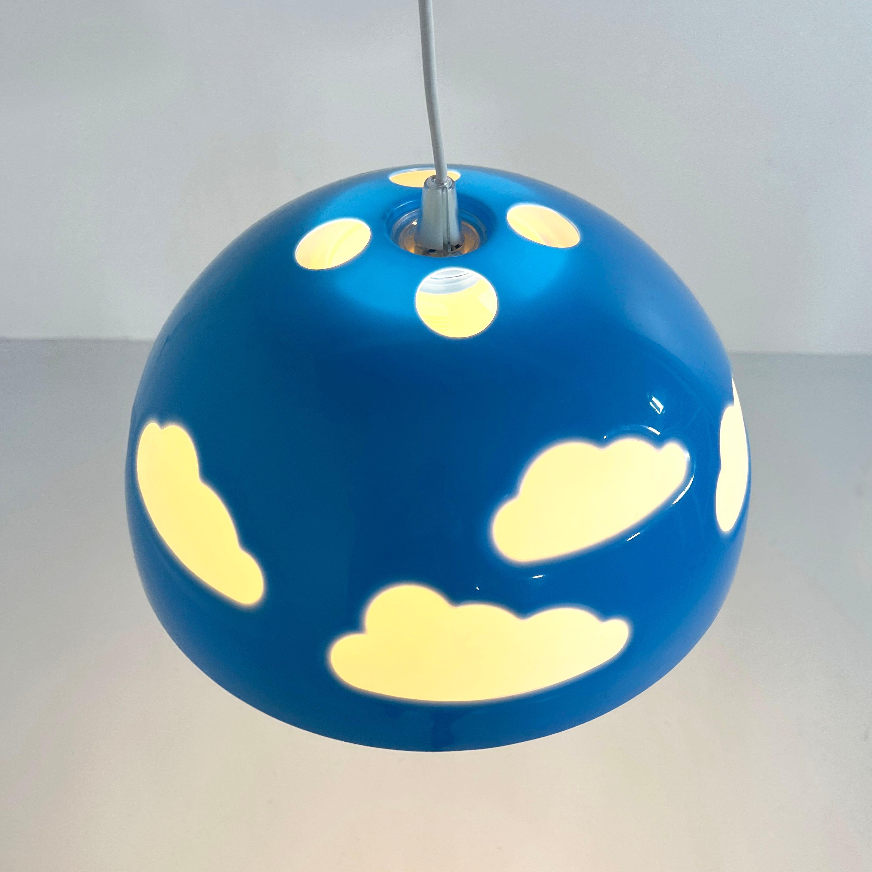 Late 20th Century Blue Skojig Cloud Pendant Lamp by Henrik Preutz for Ikea, 1990s