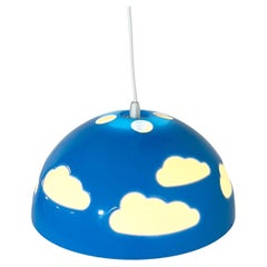 Lampe à suspension Skojig bleue de Henrik Preutz pour Ikea, années 1990