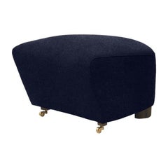 Pouf « Hallingdal the Tired Man » en chêne bleu fumé de Lassen