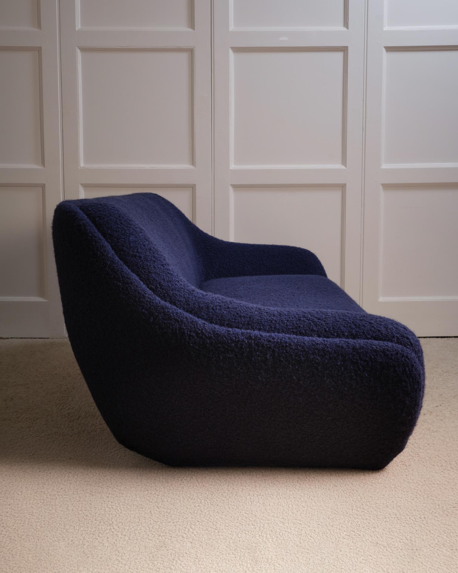 20ième siècle Canapé bleu - Italie années 70 en vente