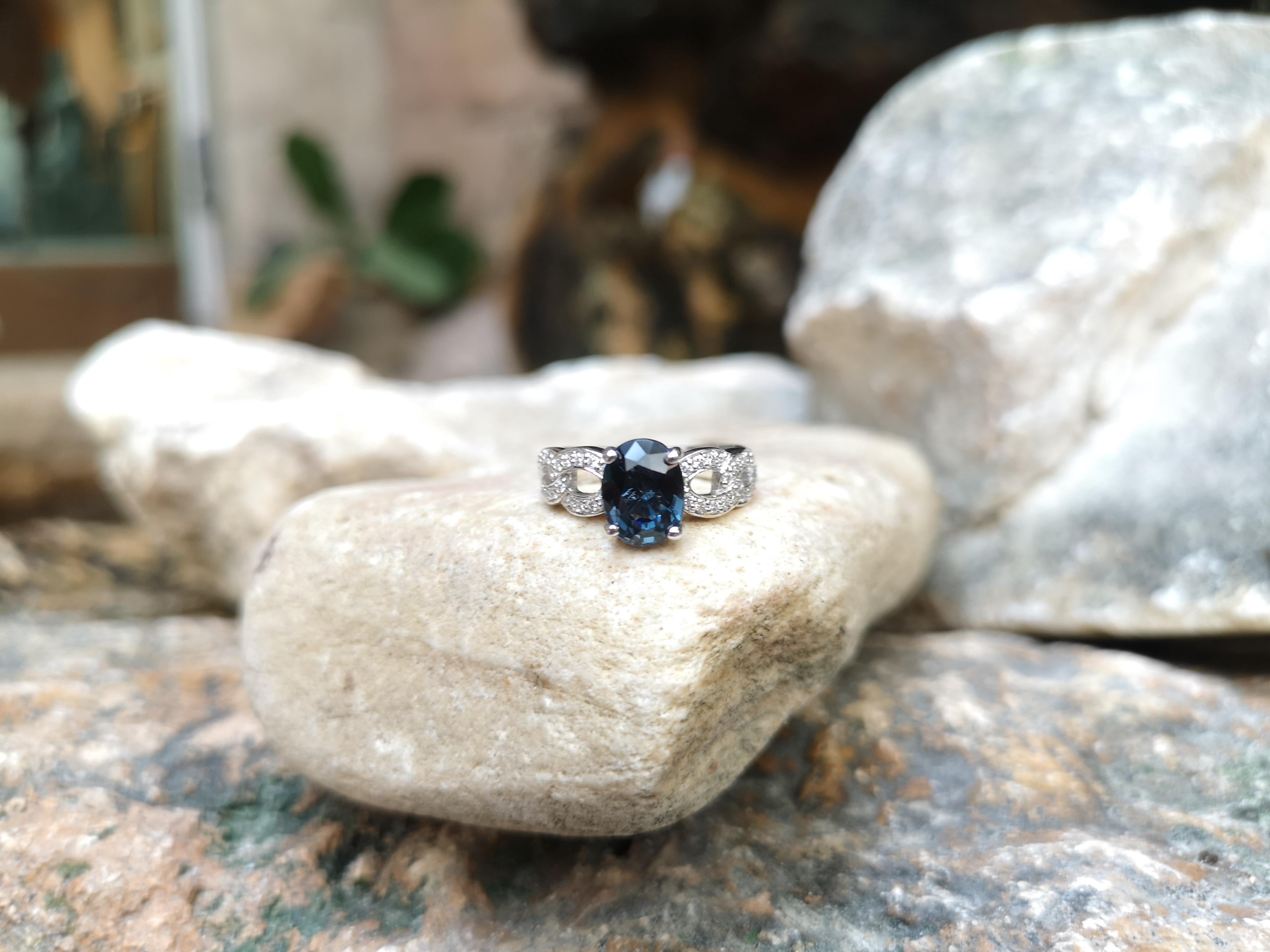 cobalt blue spinel ring