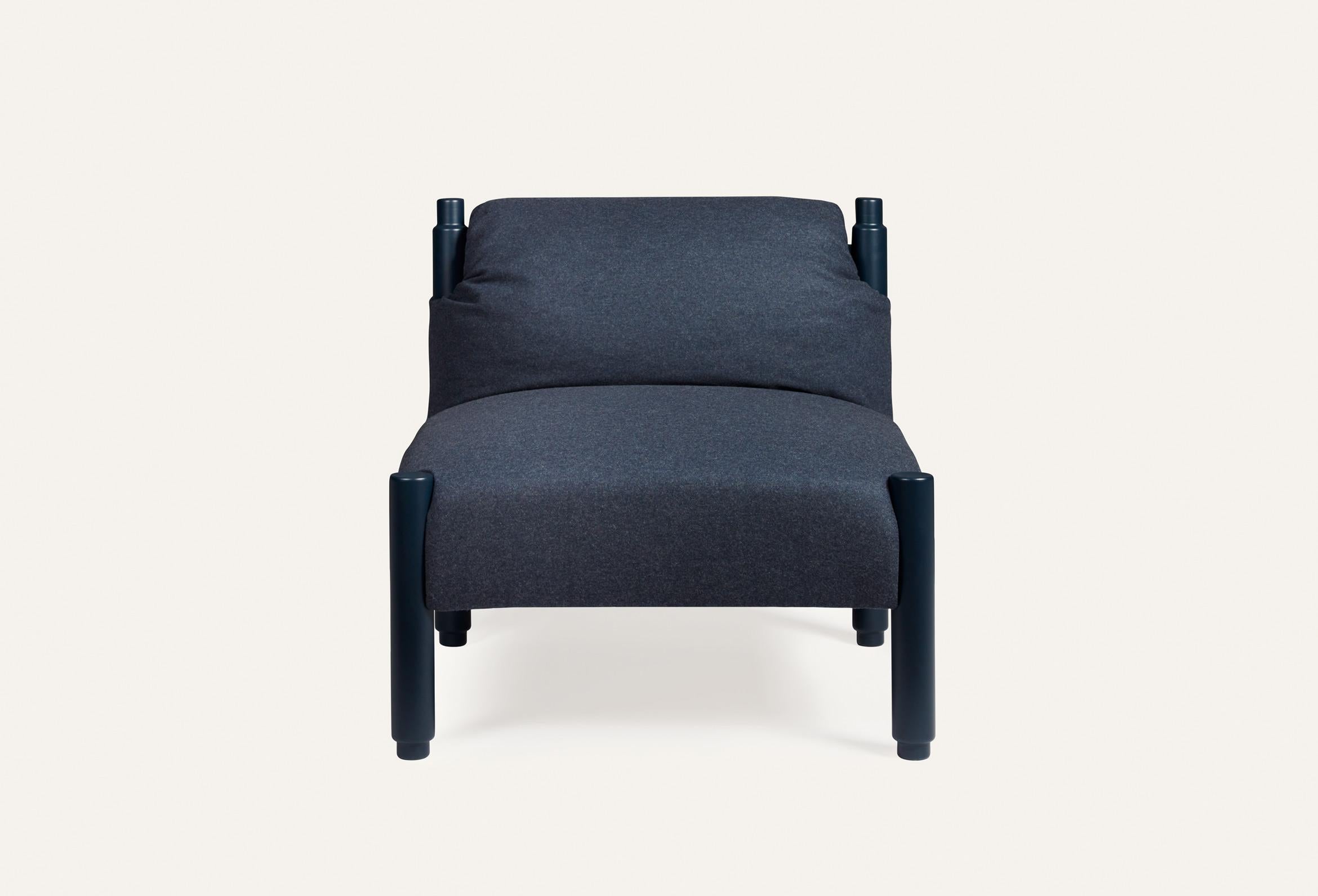 Swedish Blue Stand by Me Sofa by Storängen Design For Sale
