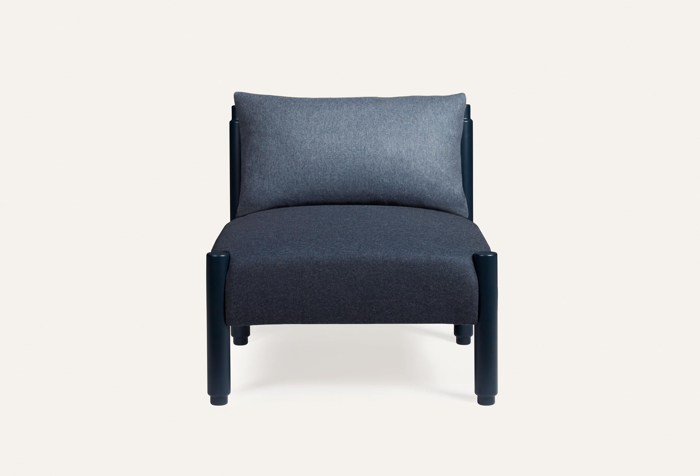 Blaues Stand by Me Sofa mit Kissen von Storängen Design (Schwedisch) im Angebot