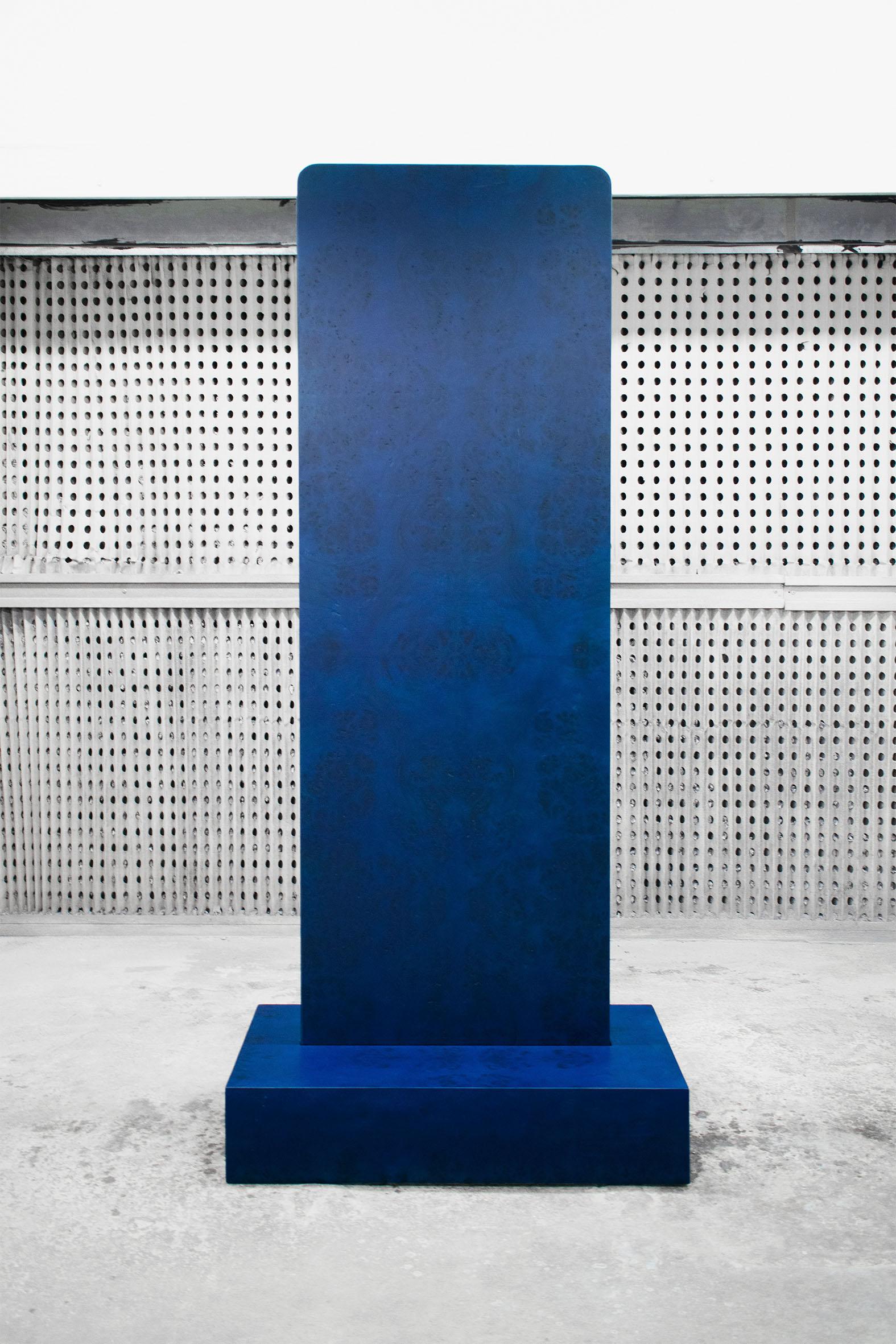 Blue Standing Mirror by Studio Christinekalia 1