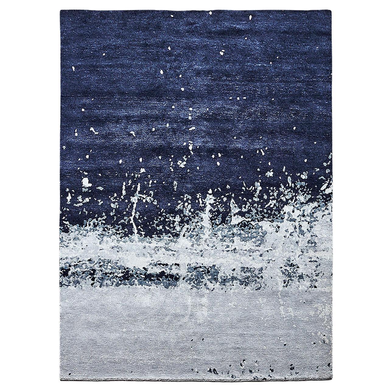 Blue Stardust Carpet by Massimo Copenhagen For Sale