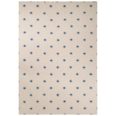 Blue Stars Cashmere Throw by Saved, New York