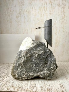 Blue Stone Flower Vessel by Studio DO