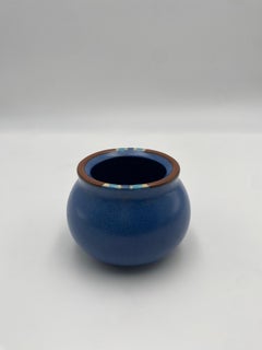 Blue Stoneware Open Bowl By Dansk