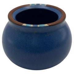 Blue Stoneware Open Bowl By Dansk 