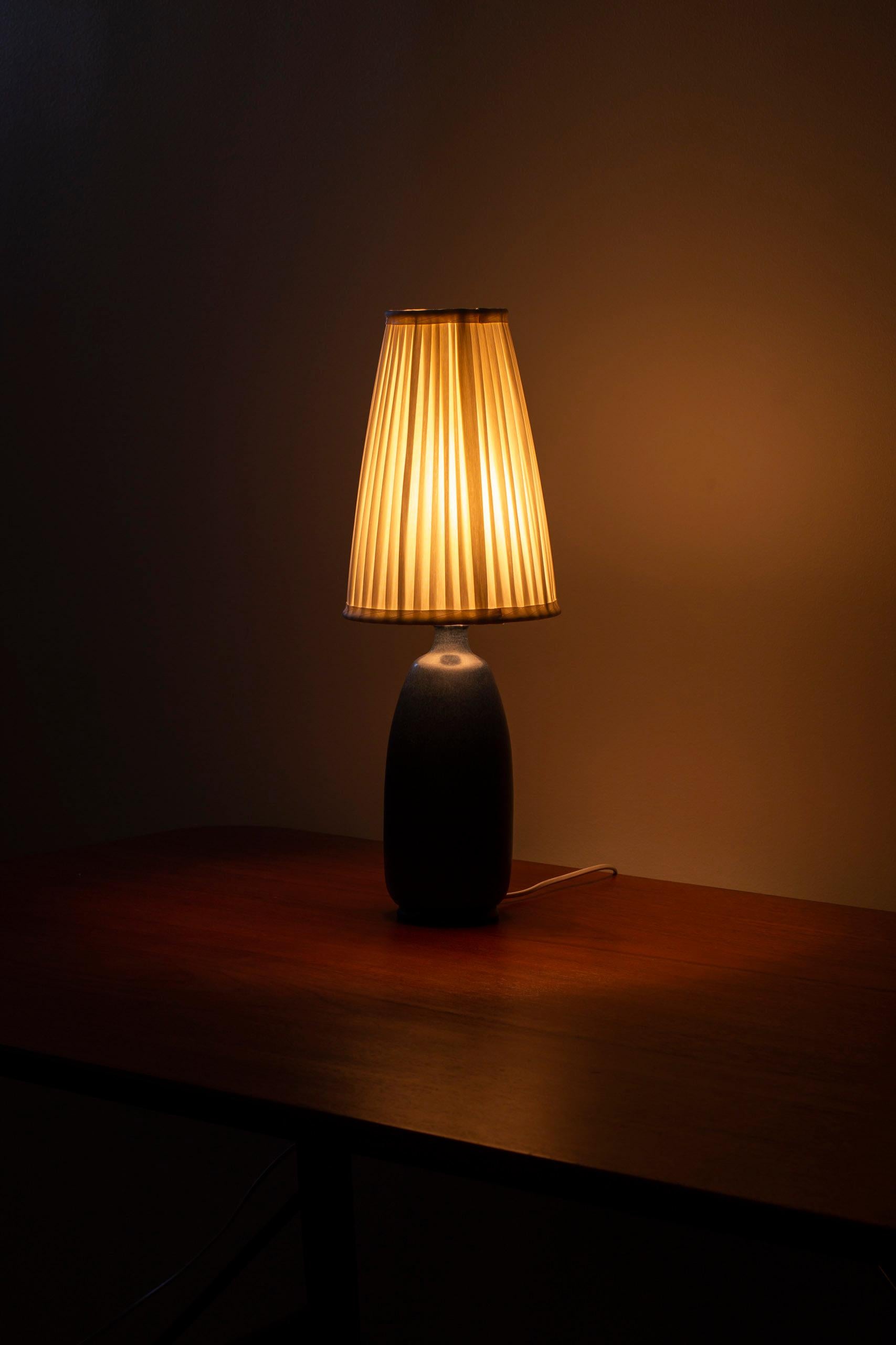 Lampe de table bleue Eric och Ingrid Triller, ToBo, Suède en vente 3