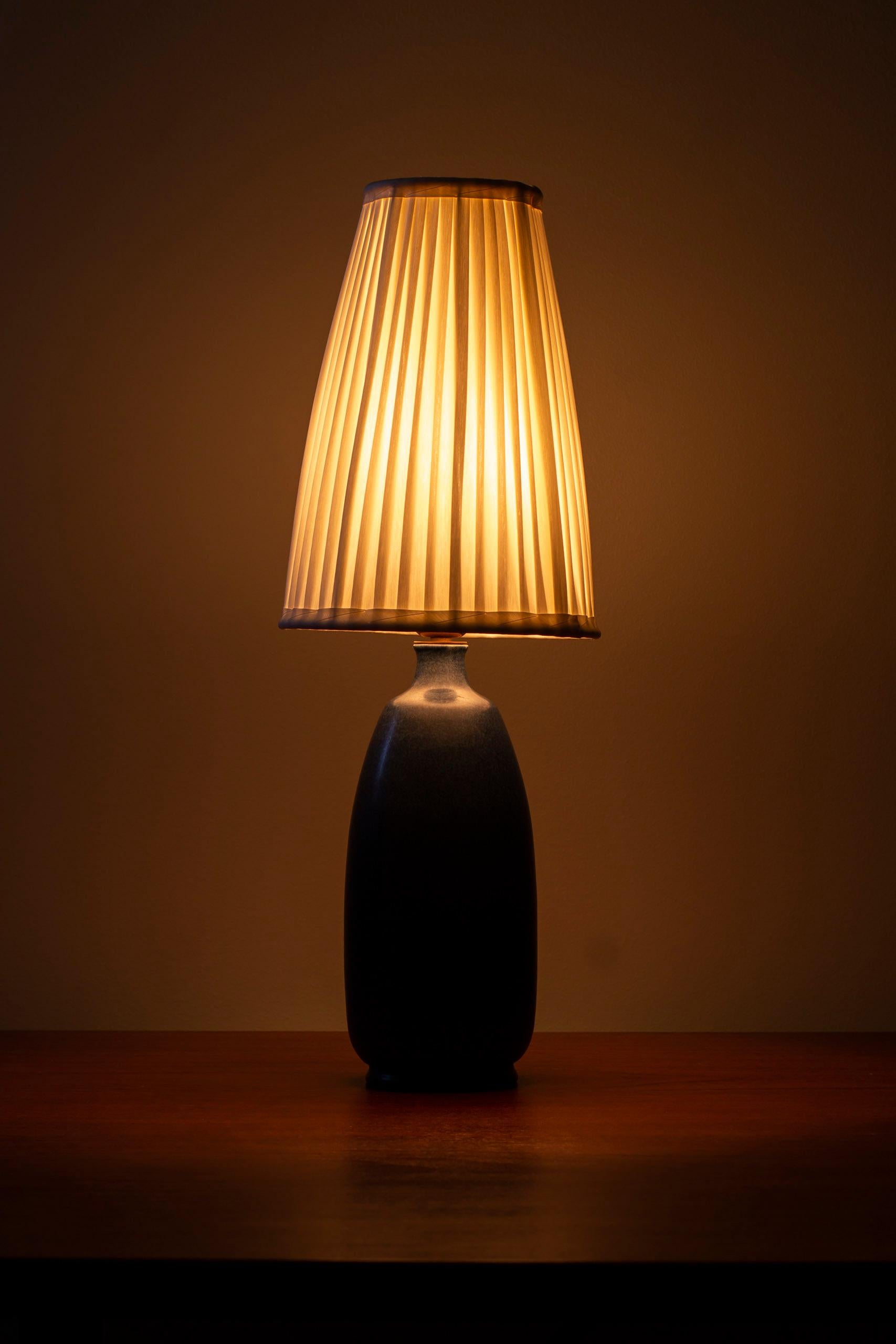Lampe de table bleue Eric och Ingrid Triller, ToBo, Suède en vente 1