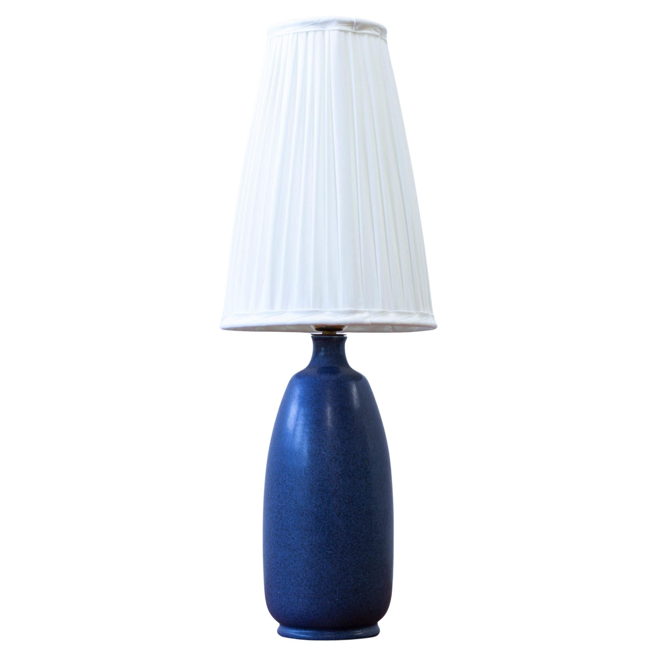 Lampe de table bleue Eric och Ingrid Triller, ToBo, Suède en vente