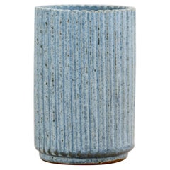 Vaso in gres blu di Arne Bang