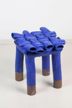 Blue Stool by Milan Pekař