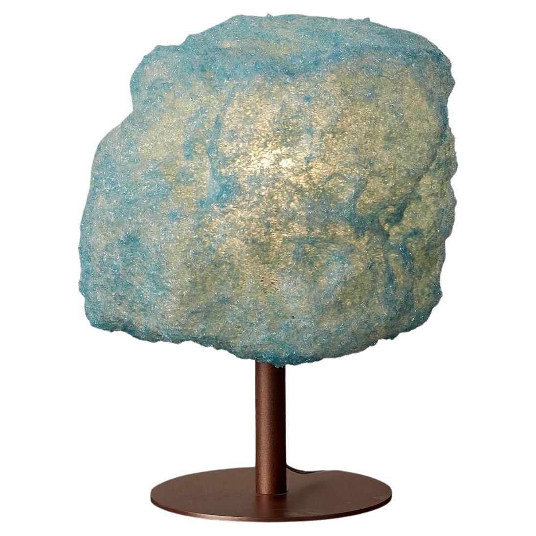 Blue Storm Table Light Copper by Johannes Hemann For Sale