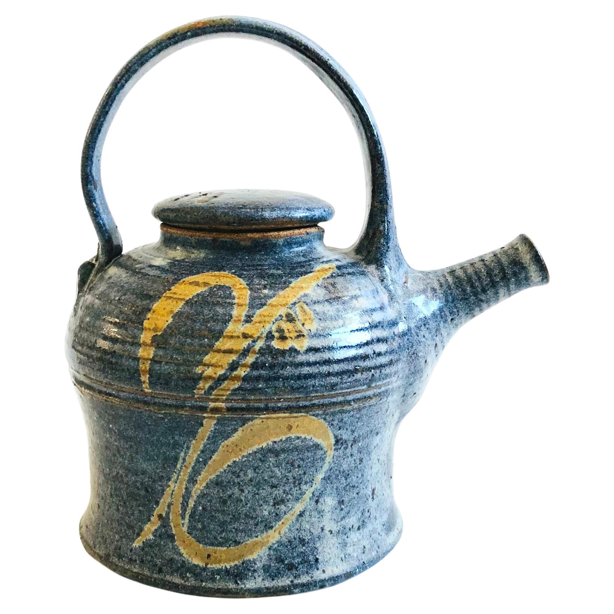 Teiera Blue Studio Pottery