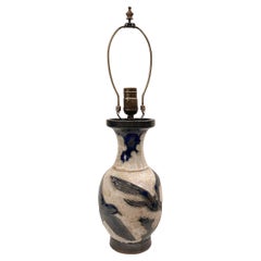 Blue Swallows Table Lamp