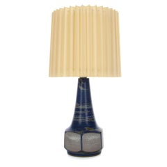 Blue Table Lamp by Marianne Starck for Michael Andersen & Son 1960s, with Shade