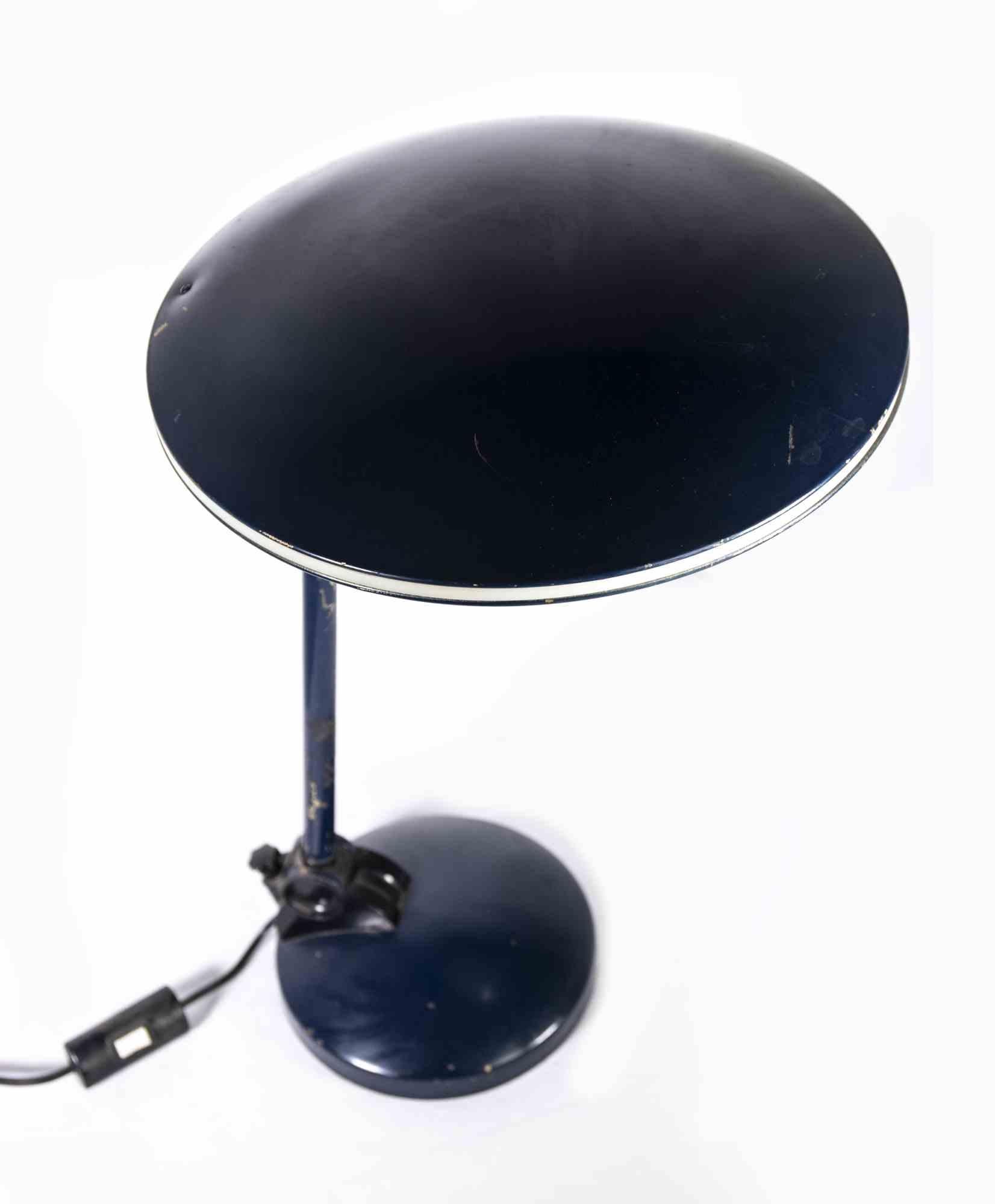 Blue Table Lamp, Italy, 1970s In Good Condition For Sale In Roma, IT