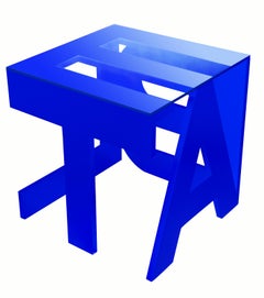 Blue "Table" Table by Roberta Rampazzo