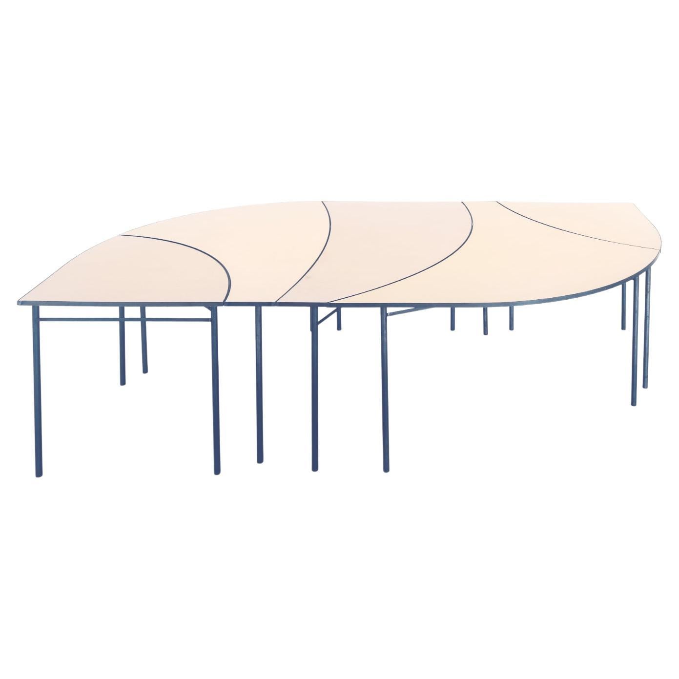 Blue Tabula 'Non' Rasa Table Set by Studio Traccia For Sale