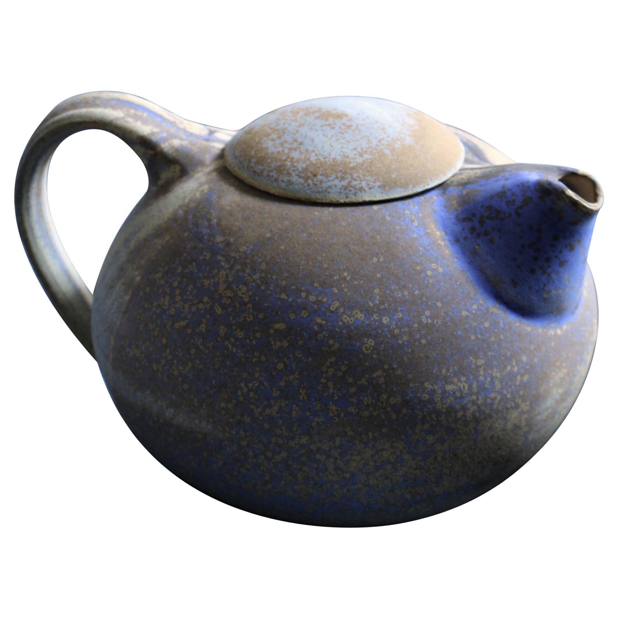 Blue Teapot, Ingrid Van Munster For Sale