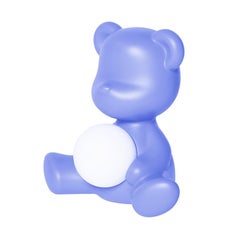 Lampe ours Teddy bleu clair rechargeable
