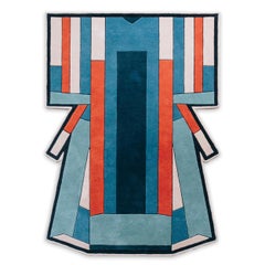 Blue Terracotta Inès Rug by HARTO