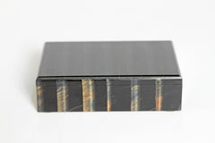 Blue Tiger's Eye or Semi-Precious Stone Box