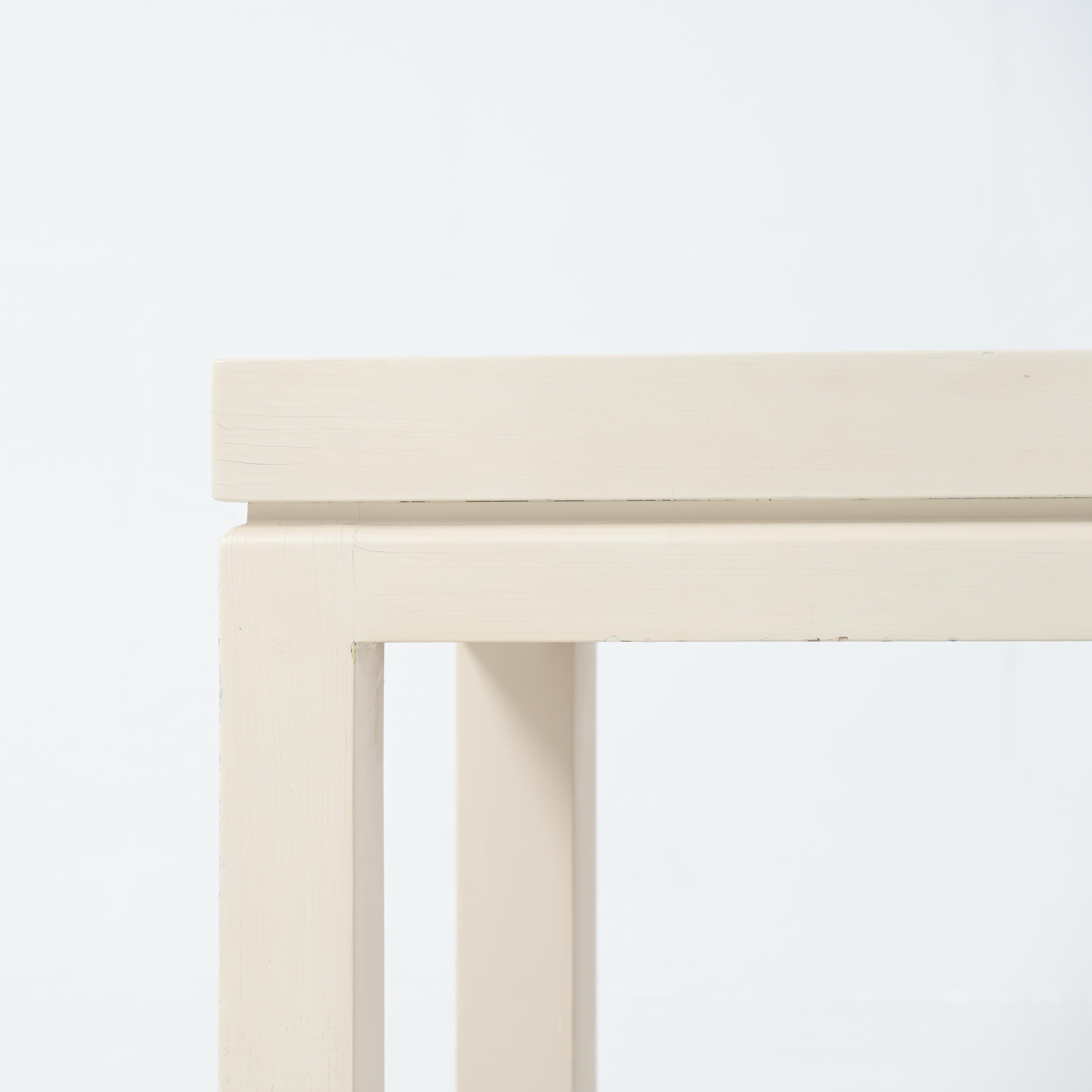 Fin du 20e siècle Table en carreaux bleus Willy Meysmans 1970 en vente