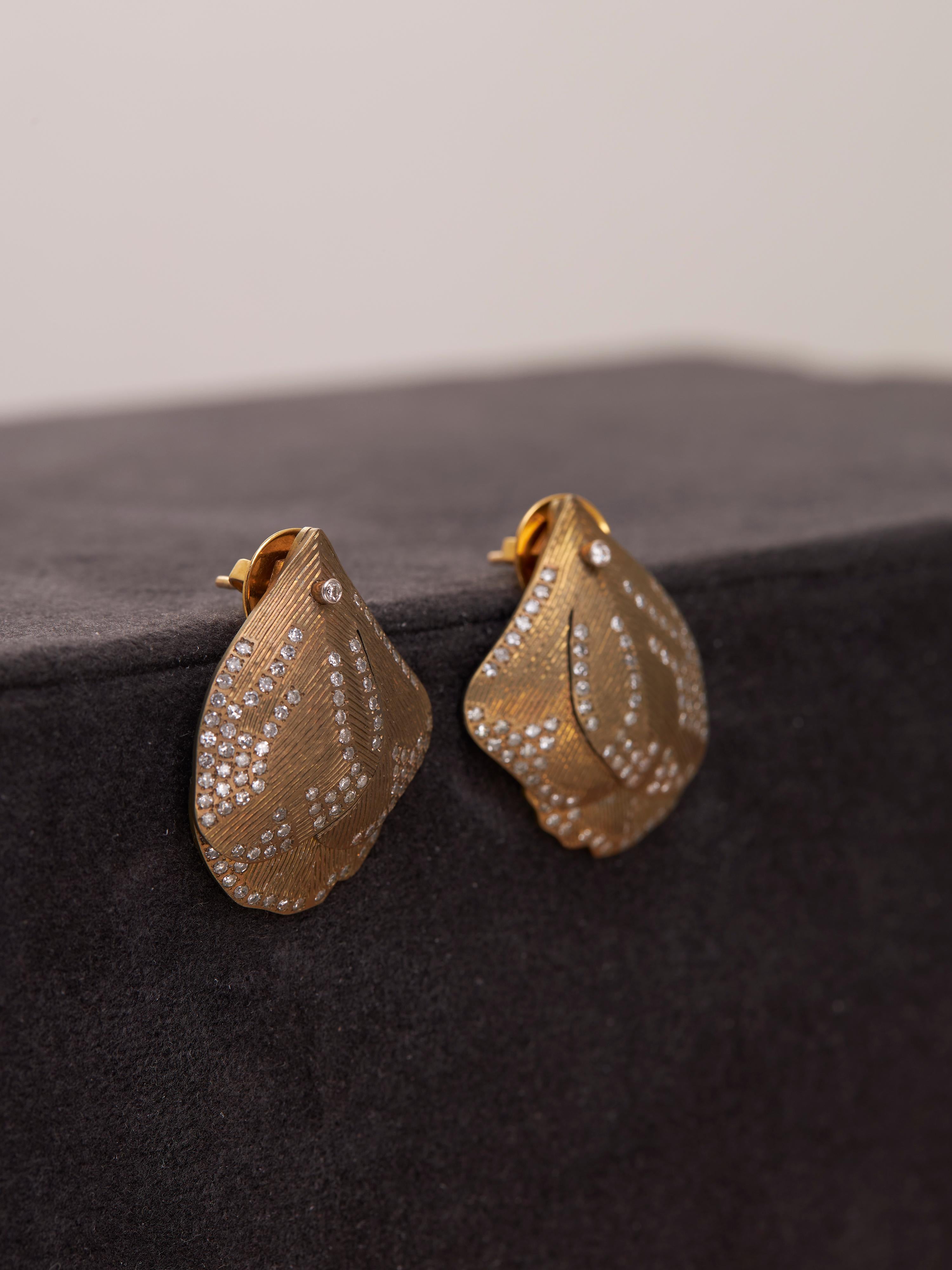 blue titanium earrings