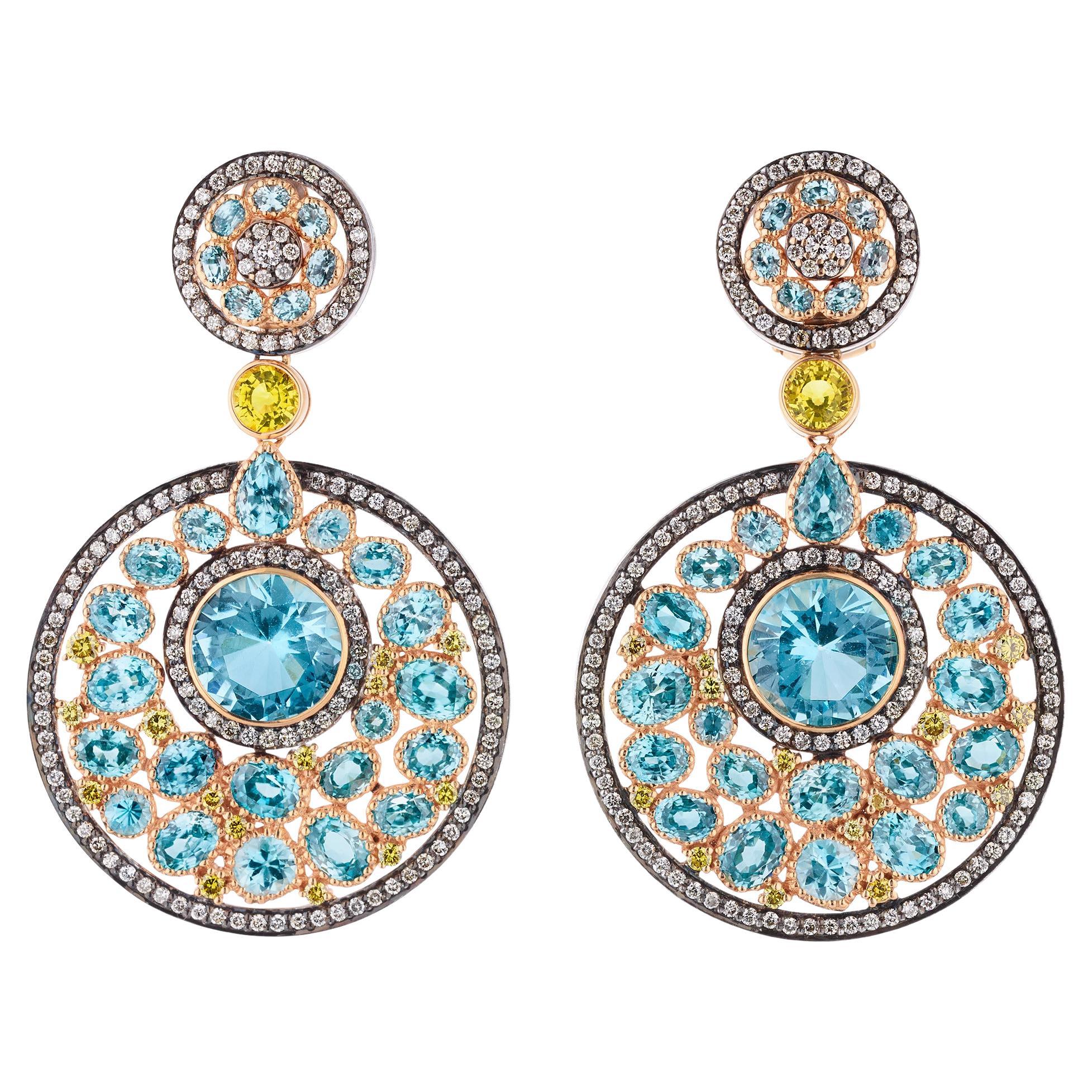 Joyería fina Pendientes de gota